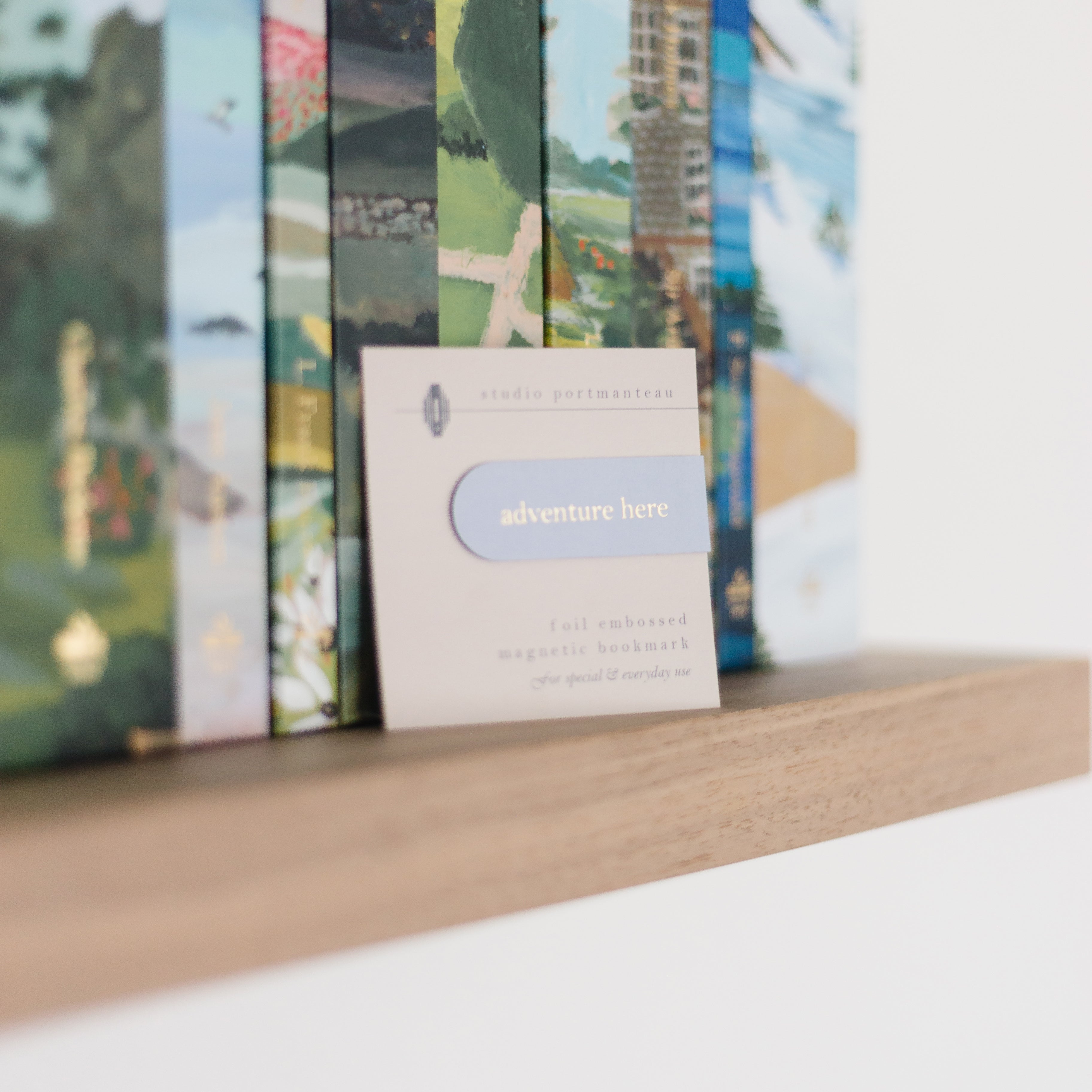 Book Lover Magnetic Bookmark Set - Foil Embossed